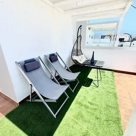 Gran Terraza, 1 Minuto De Piscinas Naturales Appartement Punta Mujeres