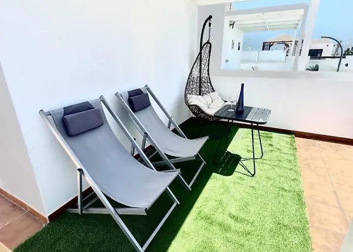 Gran Terraza 1 Minuto De Piscinas Naturales Apartamento Punta Mujeres