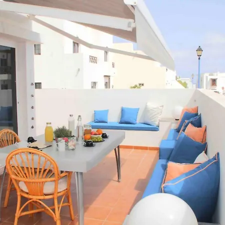 Gran Terraza 1 Minuto De Piscinas Naturales * Punta Mujeres